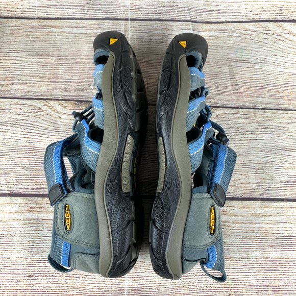 Keen Newport H2 Blue Adjustable Suede Hiking Sandals Men\'s Size 5